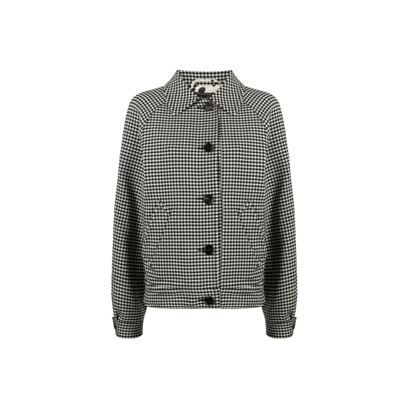 MARNI Houndstooth Reversible Bomber Jacket-0
