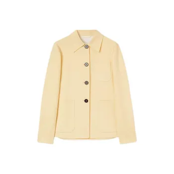 JIL SANDER Point collar Cotton Shirt Jacket