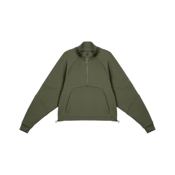 Nike Dri Fit Sweatshirt Women's Khaki Green