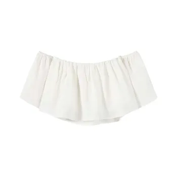 CARIEDO Strapless Top Women's White