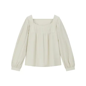 VIMLY Shirts Women's Cream Gray
