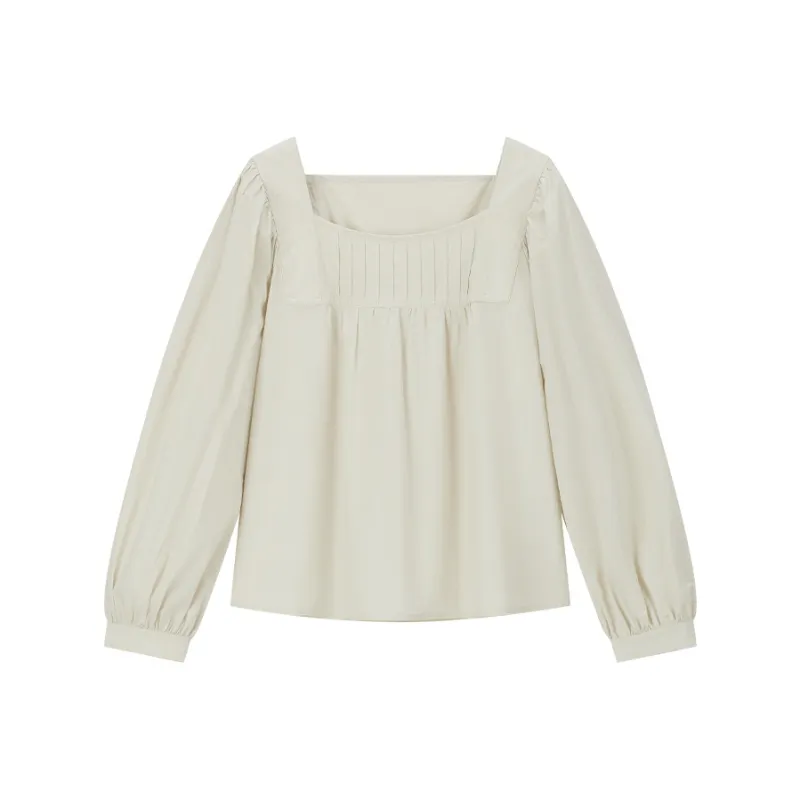 VIMLY Shirts Women's Cream Gray-0