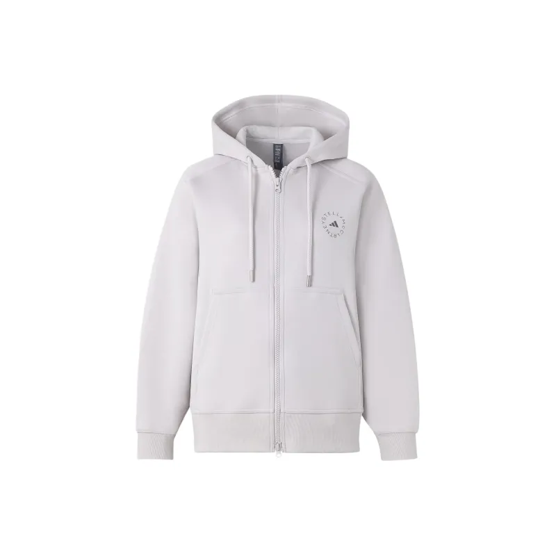 Adidas X Stella McCartney Co titled Series Full Zip Hoodie Jackets & Coats Women's Mica Powder-0