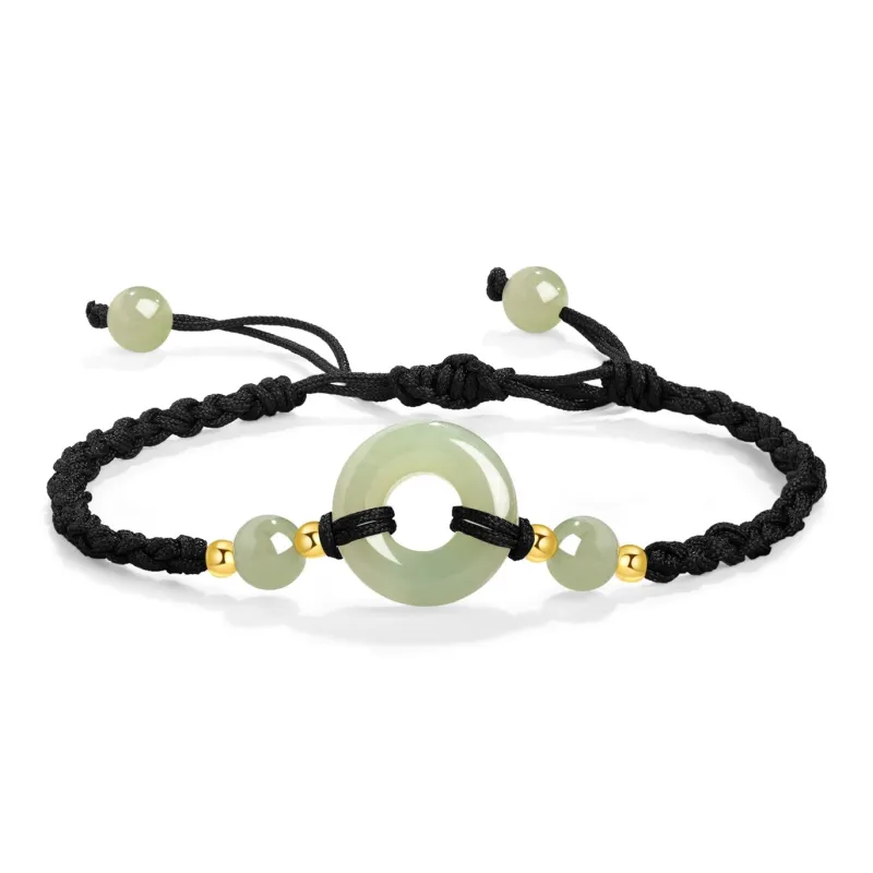 Lao Feng Xiang Hetian Jade Bracelets White Jade/Pale Greenish White Jade Unisex-10