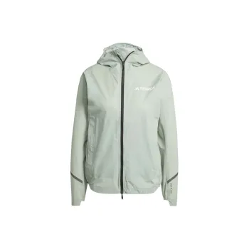 Adidas Terrex Xperior 2.5l Light Rain.Rdy Jacket Jackets Coats Women's Silver Green