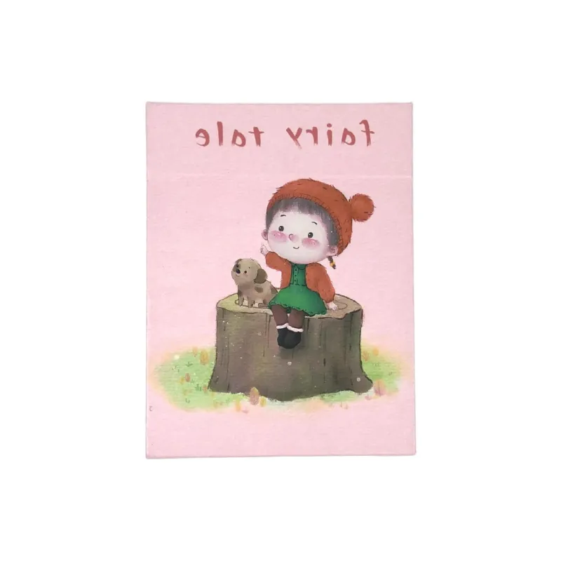 JOYTOUR Portable Personalized Cute Card Foldable Paper Mirror-2