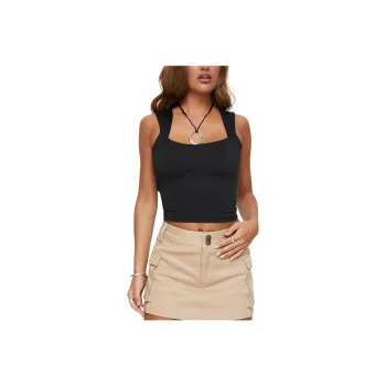 PRINCESS POLLY IMELDA TOP Camisole Women's BLACK/Black