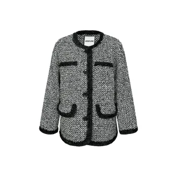 JESSYLINE Jackets & Coats Women's Black White