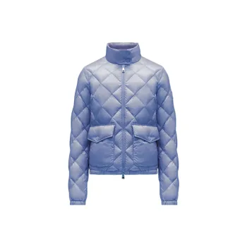 Moncler Down Jackets Women's Light Purple Blue
