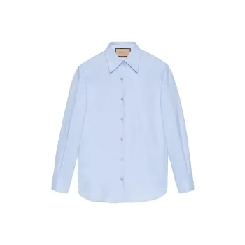 GUCCI Interlocking G Collared Button-Up Shirt