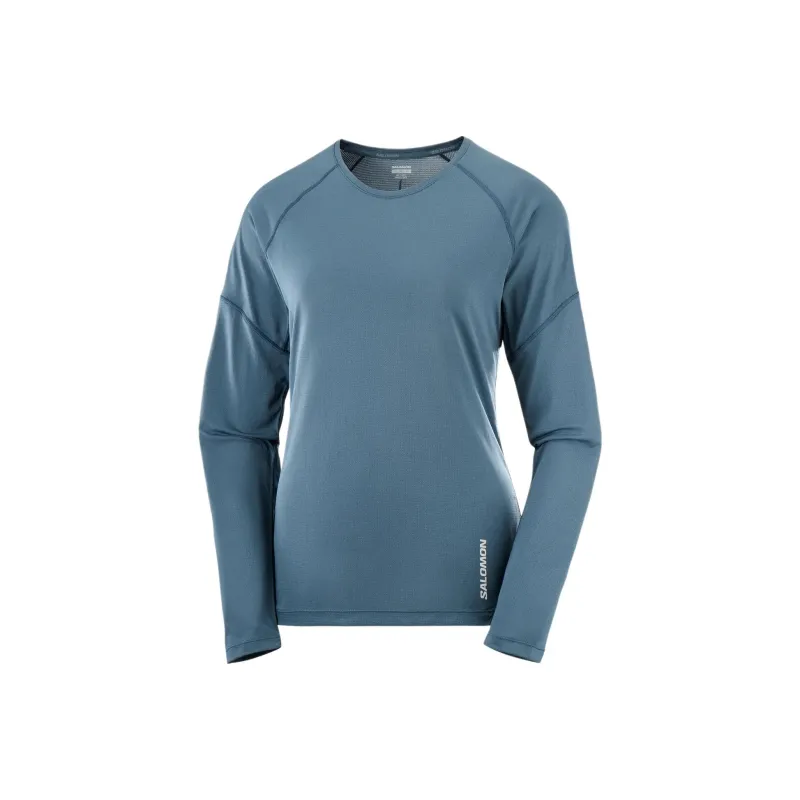 SALOMON CROSS RUN T-Shirt Women's Midnight Navy-0