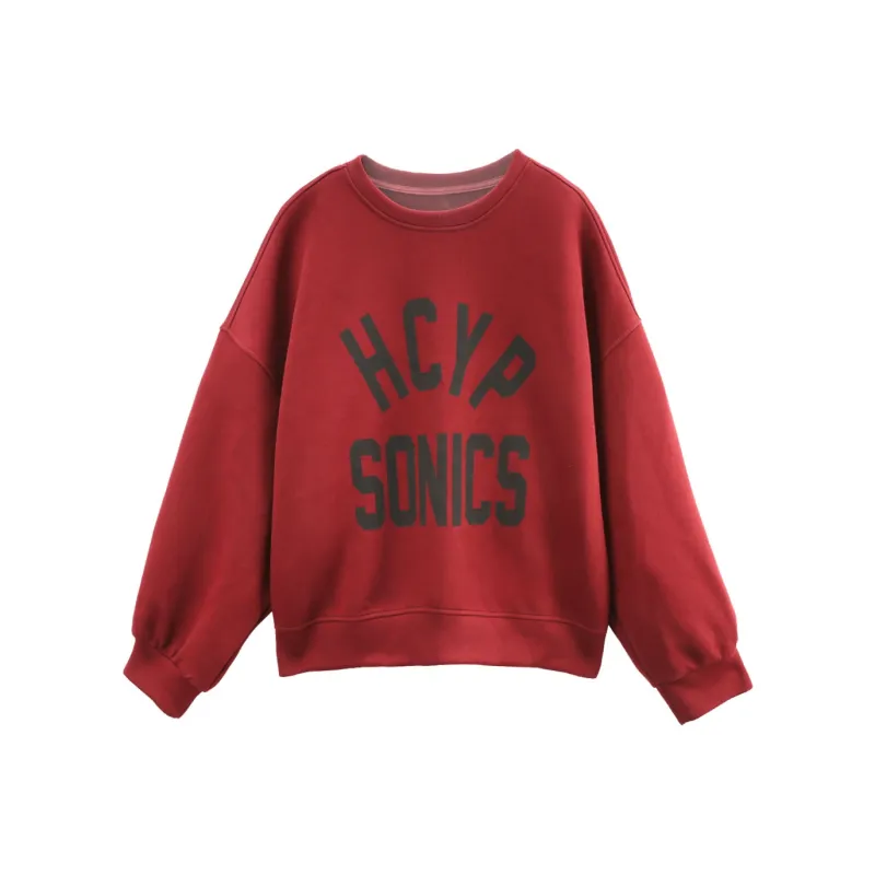 A paradise for awakening Sweatshirts Women's Burgundy-0