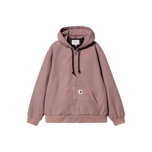 Carhartt WIP Women's's OG Active Jacket Straight Jackets Coats Women's Gray Pink