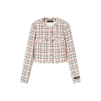 VERSACE SS24 Jackets Coats Women's Crimson