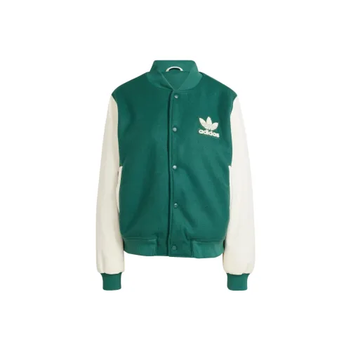 Adidas Originals Vrct Graphic Jacket Jackets Coats Women's Forest Green