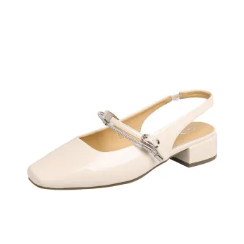 JOSINY Block Heel Slippers Women's