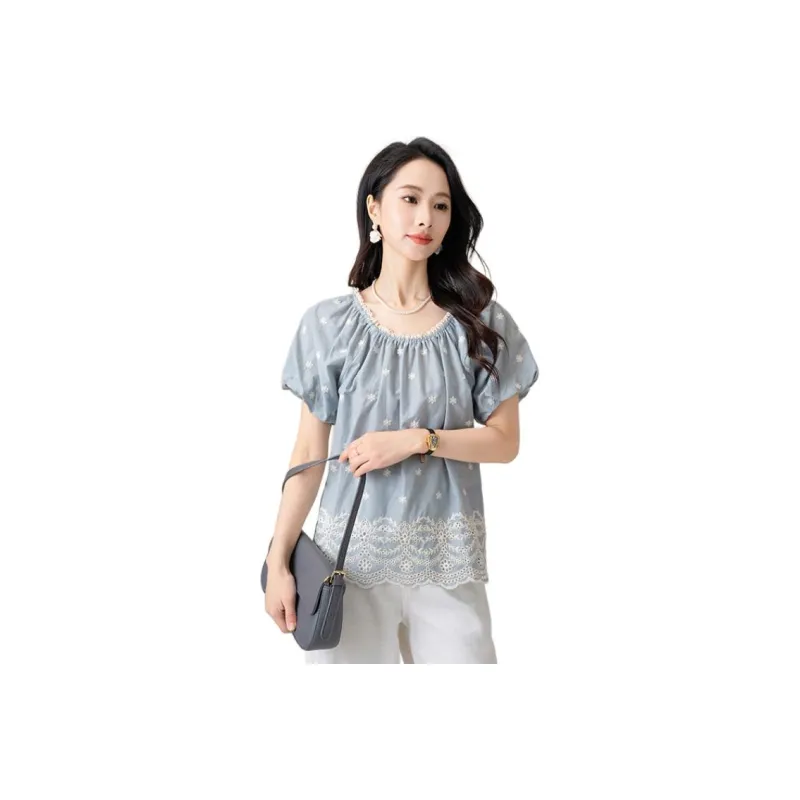 Shavani Shirts Women's Blue-0
