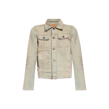 DIESEL De Bonny S1 Frayed Edge Denim Jacket