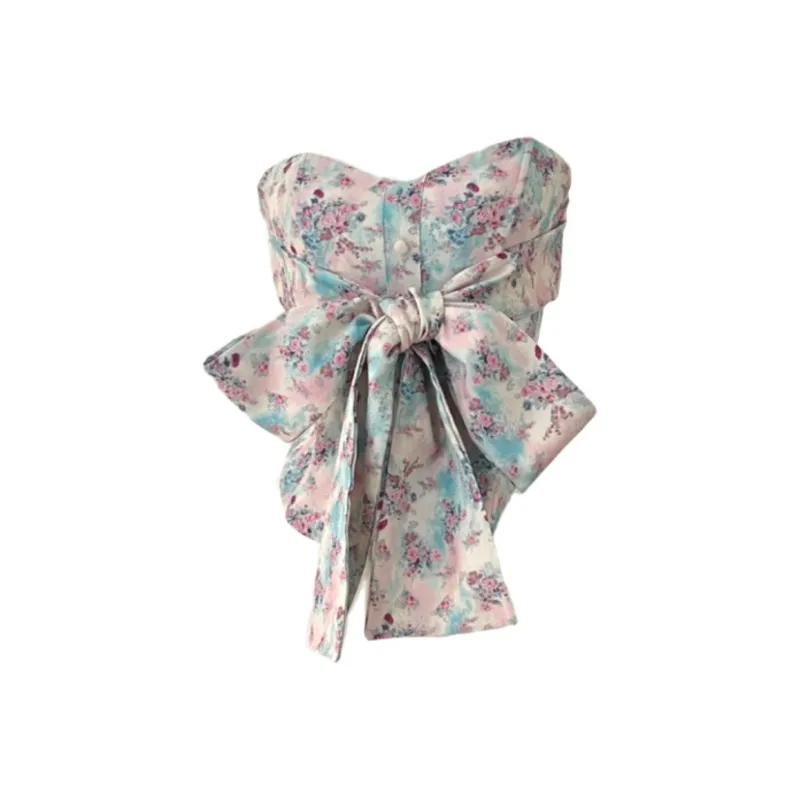 QYPRF Strapless Tops Women's-0