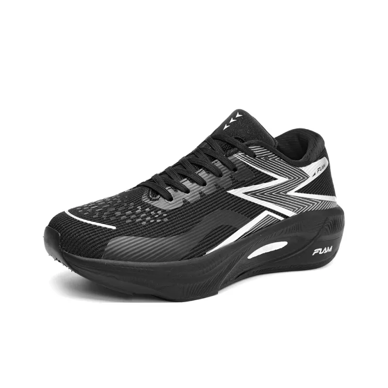 Ncmt Slip Resistant, Abrasion Resistant, Breathable Low Top Carbon Plate Running Shoes Unisex-36
