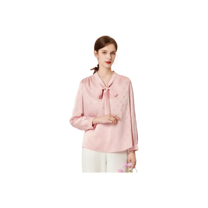 FENHONGMALI Shirts Women's Pink-0