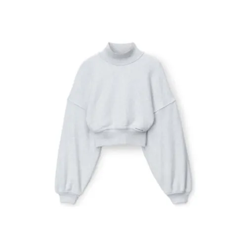 Alexander Wang High Neck Cropped Sweatshirt