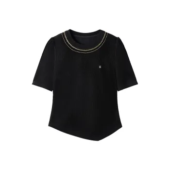 XIANGYING T Shirt Women's Black
