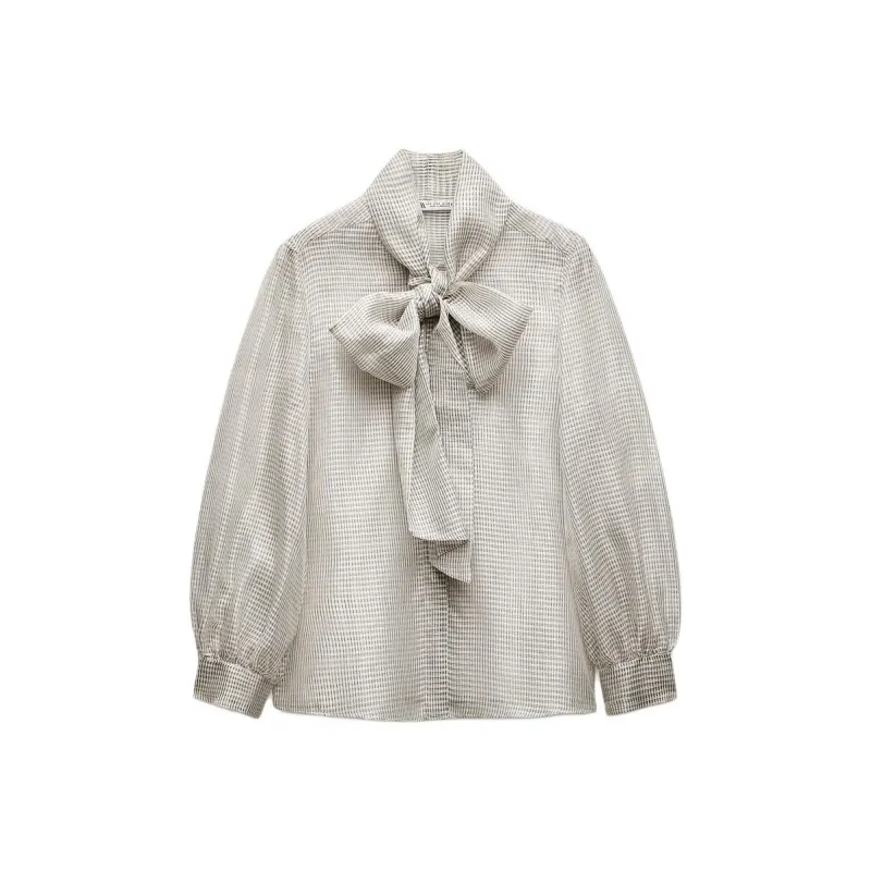 ZARA ZW Series Shirt Women's Gray-0
