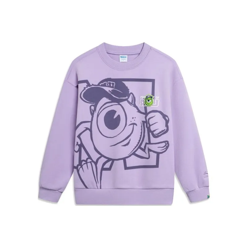LINING Disney Sweatshirts Women's Vero Rose Purple Fleece Lined-0