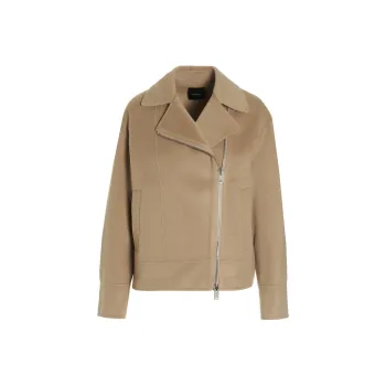 THEORY Double-Face Oversized Moto Jacket
