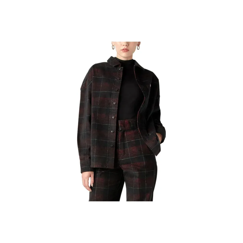 Dickies Shirts Women's Dark Red-0