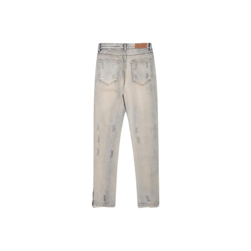 HLPT Jeans Unisex Yellow Mud-1
