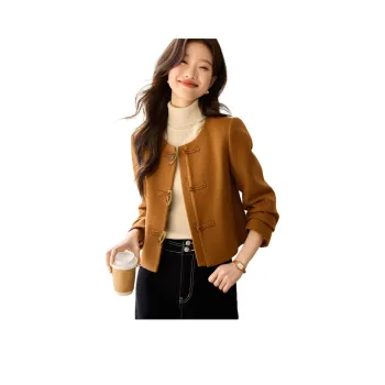 Mo Han Yi Mei Jackets Coats Women's Pumpkin