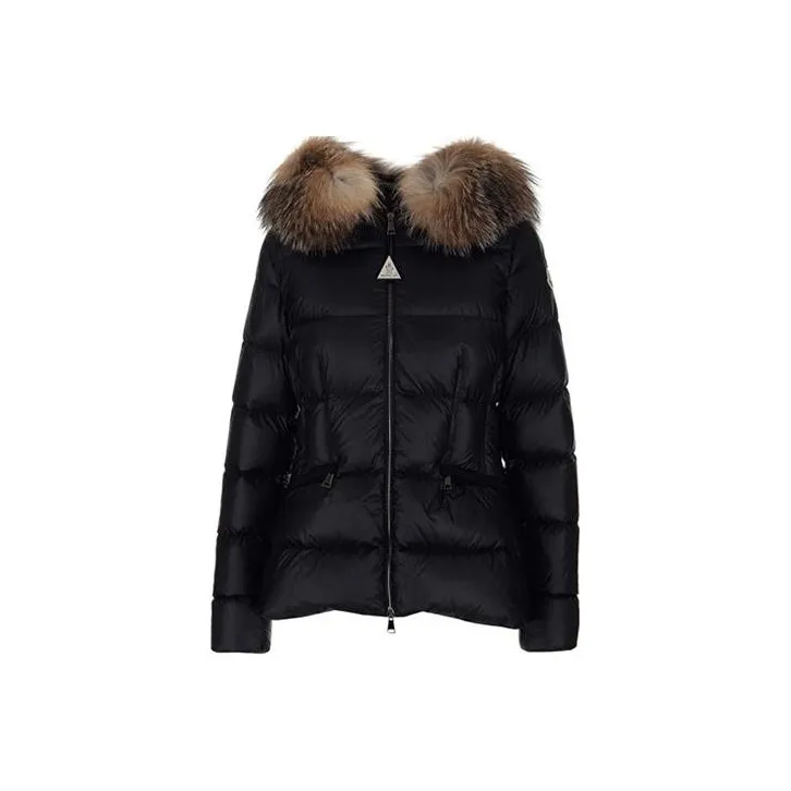 Moncler Boed Fur Hood Jacket 'Black'-0