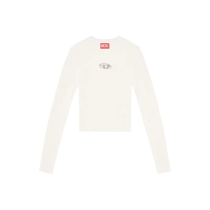 DIESEL M Valary Knit Shirt 'White'-0