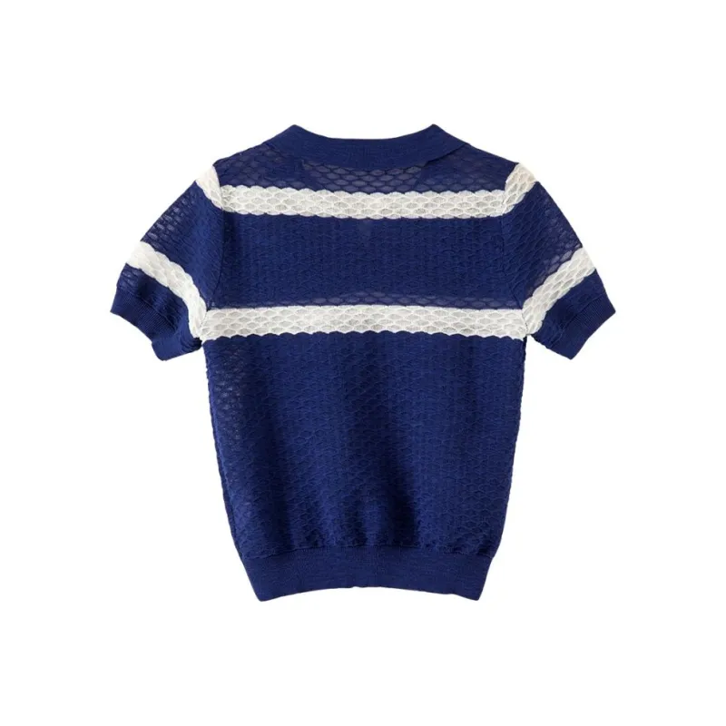 Late White Knitwear Women's Blue-1