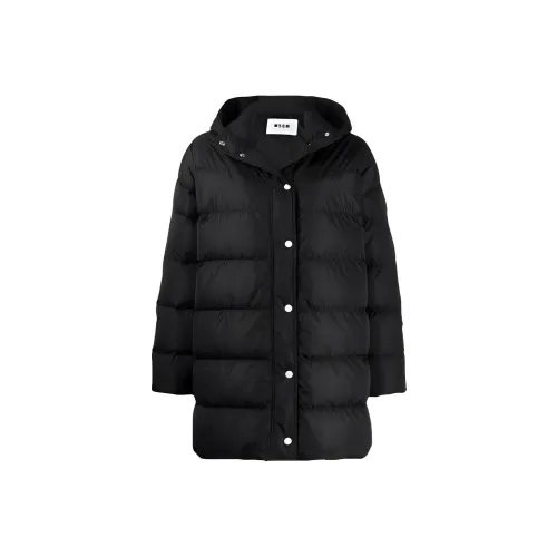 MSGM Down Jackets Women's Black