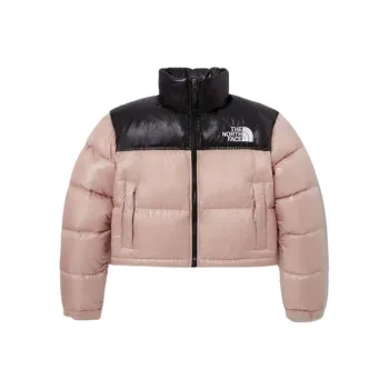 THE NORTH FACE W'S Nuptse Short Jacket Pastel Pink Korea Version