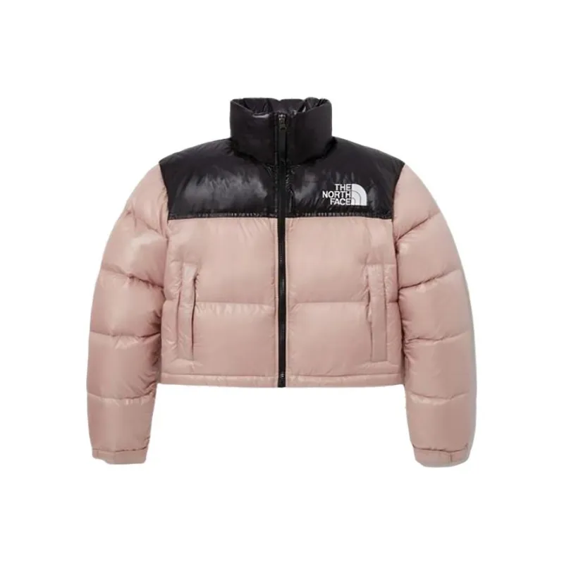 THE NORTH FACE W'S Nuptse Short Jacket Pastel Pink Korea Version-0