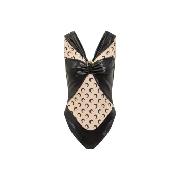 Marine Serre Bodysuits Women's Black