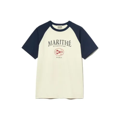 MARITHE FRANCOIS GIRBAUD SS25 T Shirt Unisex Marine Blue