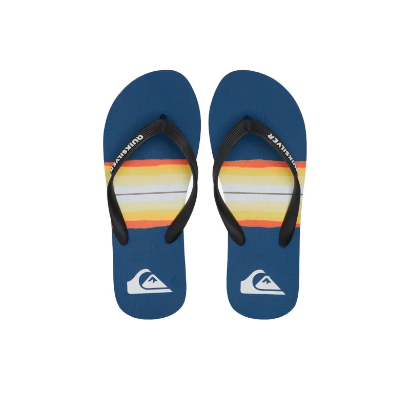 Quiksilver Abrasion Resistant Flip Flops Men's Blue-2