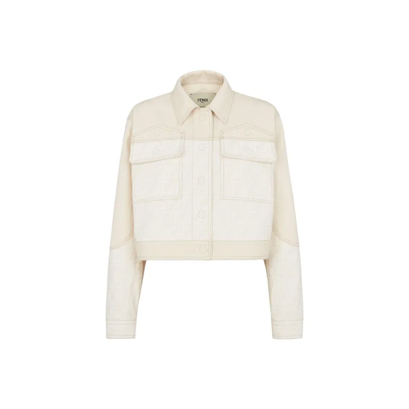 FENDI Panelled Button Up Jacket-0