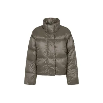 Canada Goose Black Label Cypress Cropped Puffer Jacket Silverbirch
