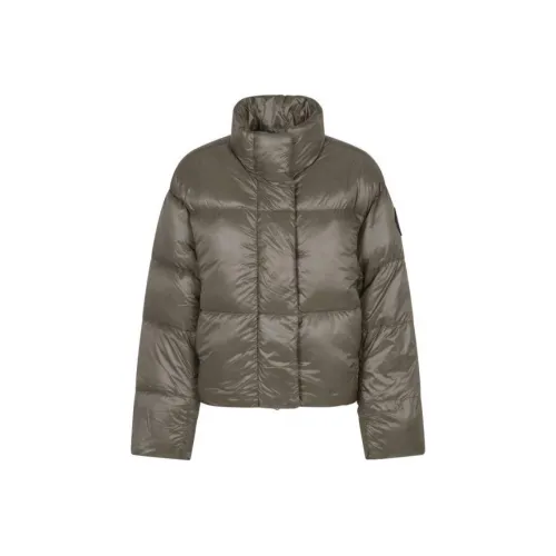 Canada Goose Black Label Cypress Cropped Puffer Jacket Silverbirch