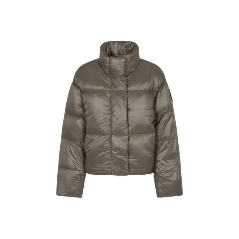 Canada Goose Black Label Cypress Cropped Puffer Jacket Silverbirch-0