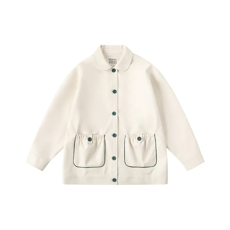 UNRETRO Loose Fit Jacket Women's White-0