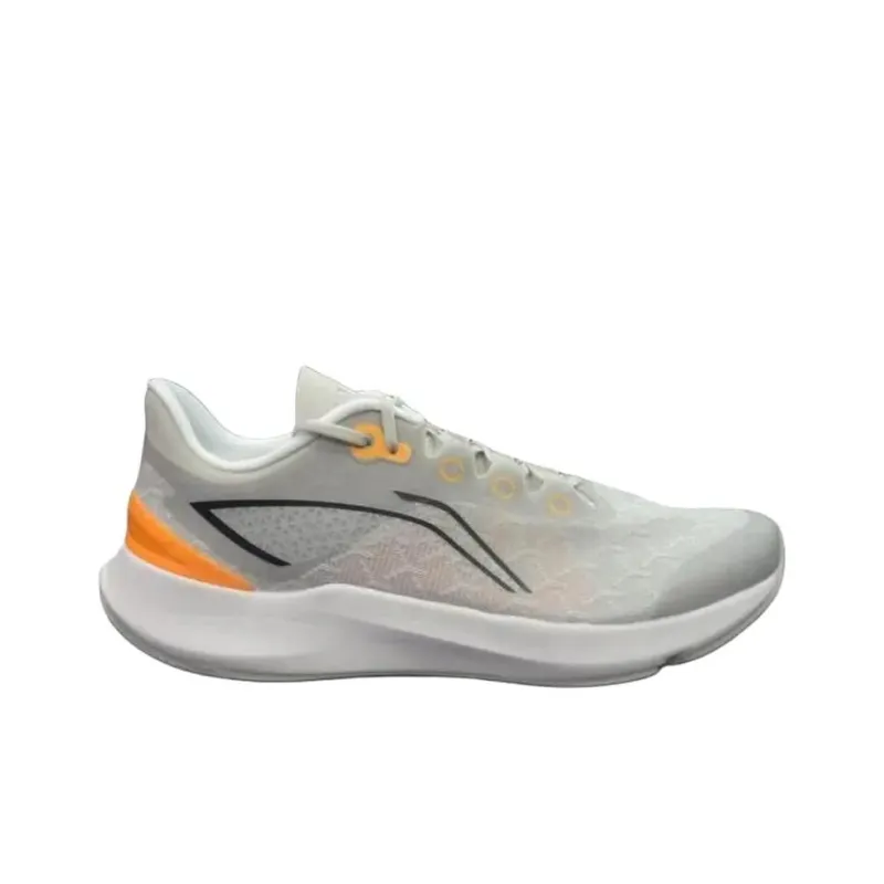 LiNing Sports Life Collection Anti Slip Wear Resistant Low Top Running Shoes Men's Gray-1