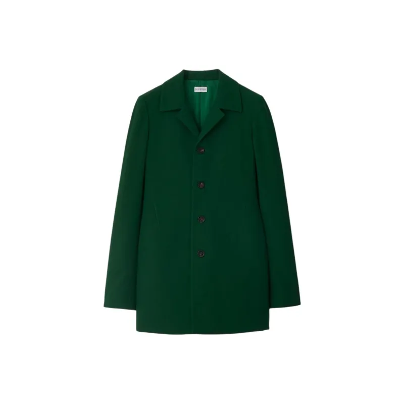 Burberry Wool Jacket Jackets Coats Women's Green-0