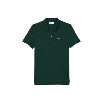 LACOSTE Polo Shirt Women's Medium Pea Green